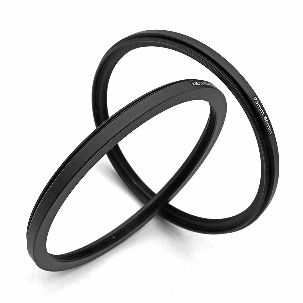 95 To 86Mm Metal Step Rings/ 95Mm To 86Mm Step Down Ring Filter Ring Adapter For 95Mm Camera Lens & 86Mm Uv Cpl Nd Filters Hoods