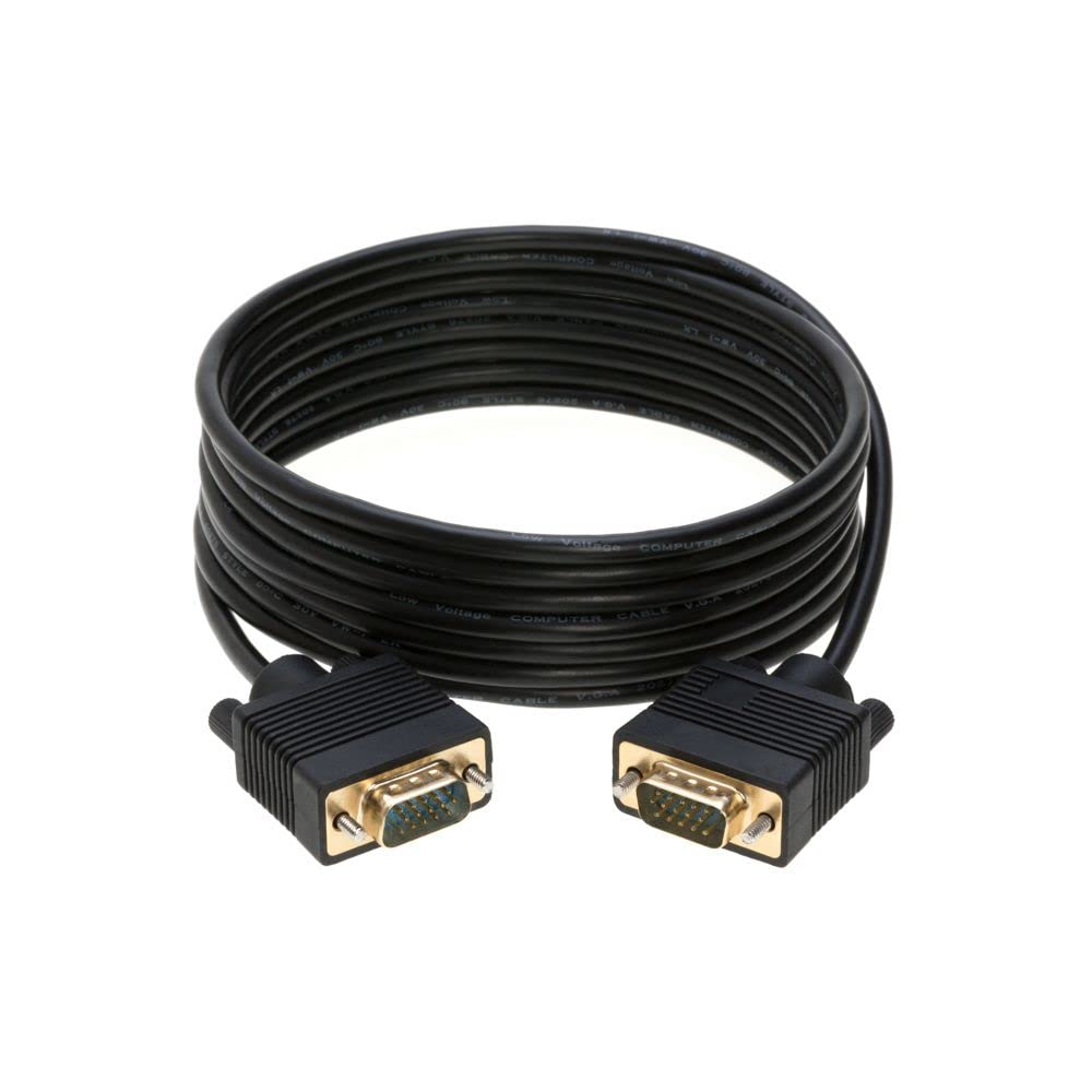 Cables Direct Online 10Ft Svga Monitor Cable   Male To Male Vga To Vga 1080P For Pc, Projector, Laptop, Tv