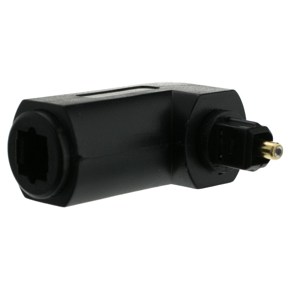 Right Angle Digital Optical (Toslink) Adaptor