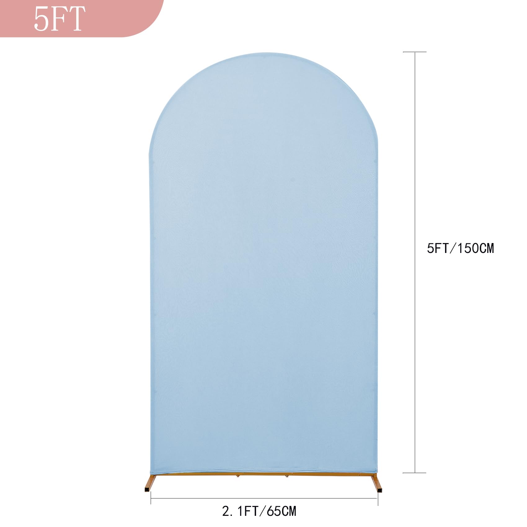 Peomeise 5Ft Wedding Arch Cover