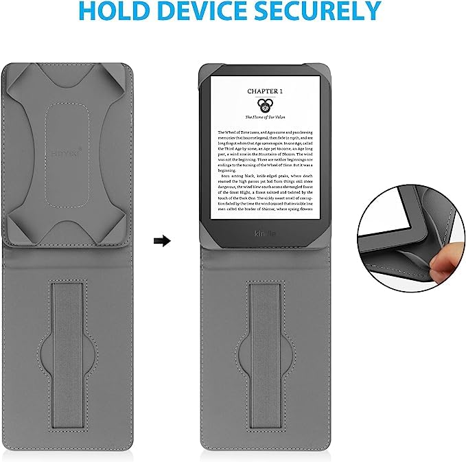 Liudenwin Universal Case For 6 Inch Kobo Clara Hd/Kobo Clara 2E/Kobo Nia/Pocketbook Basic 4/Touch Lux 5 Leather Stand Cover Comp