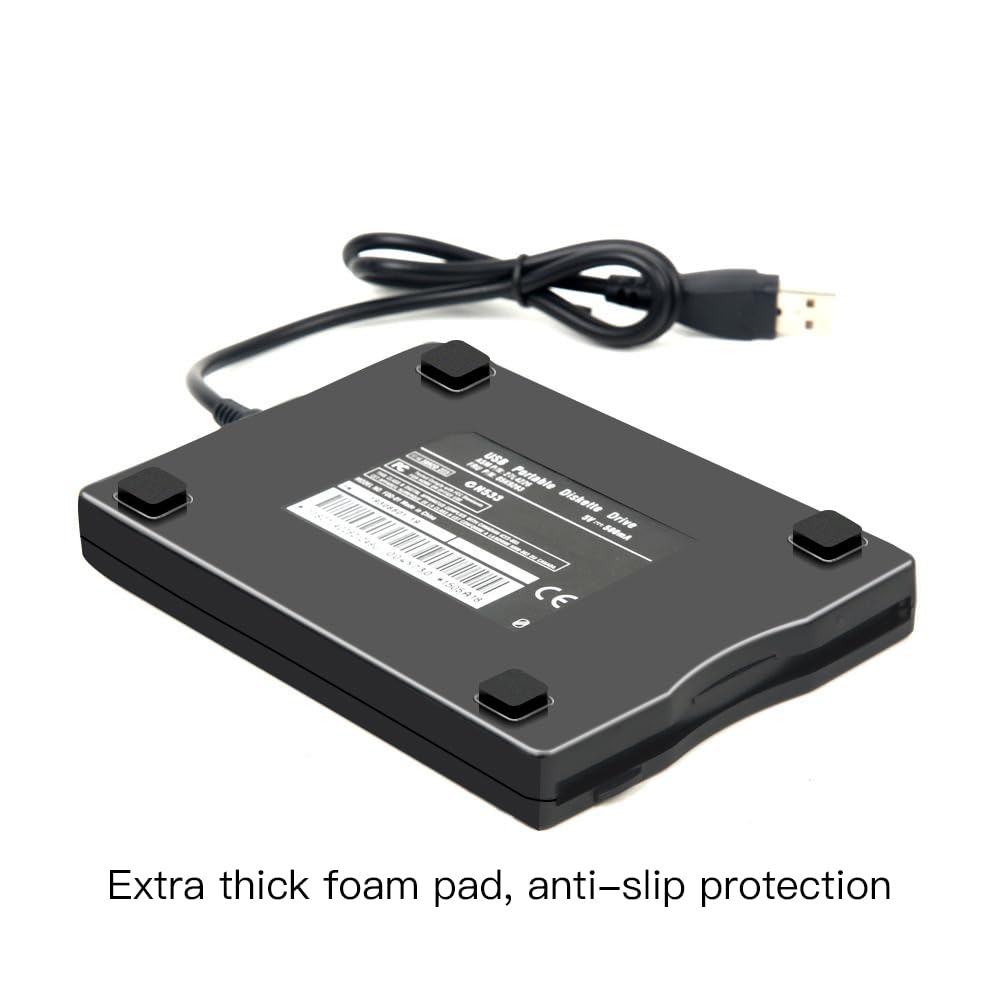 Yey Floppy Disk Reader External Floppy Disk Reader Usb 3.5 Inch Usb Floppy Disk Reader 1.44 Mb Fdd Portable Floppy Disk For Pc L