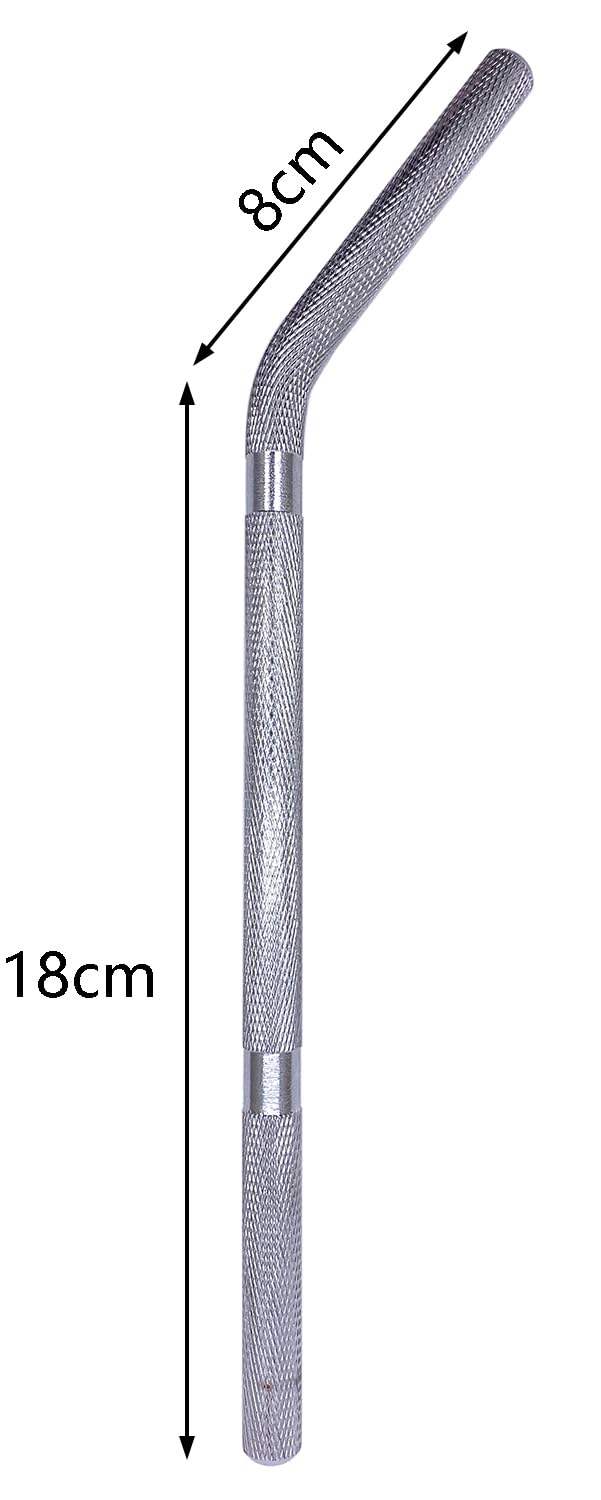 Tuoren Cowbell Mounting Clamp With 30 Degree Bent Arm Drum Set Clamp Percussion Accessory For Cowbell, Jam Blocks, Tambourine