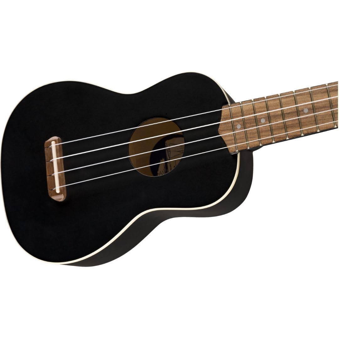 Fender Venice Soprano Ukulele, Black