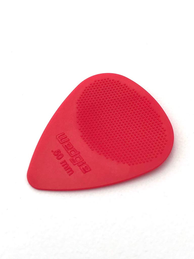 Wedgie Delrin Pick 12 Pack .50Mm (Red) (Textured)