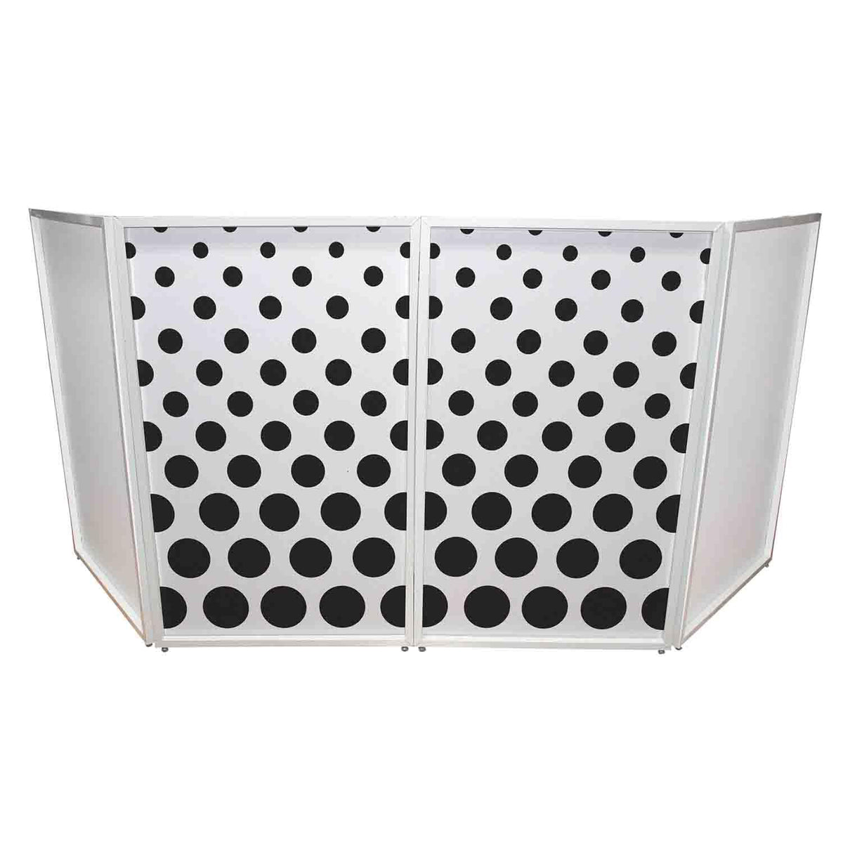 ProX XF-SDOTSX2 Set of Two Polka Dots Facade Enhancement Scrims - Black Dots on White