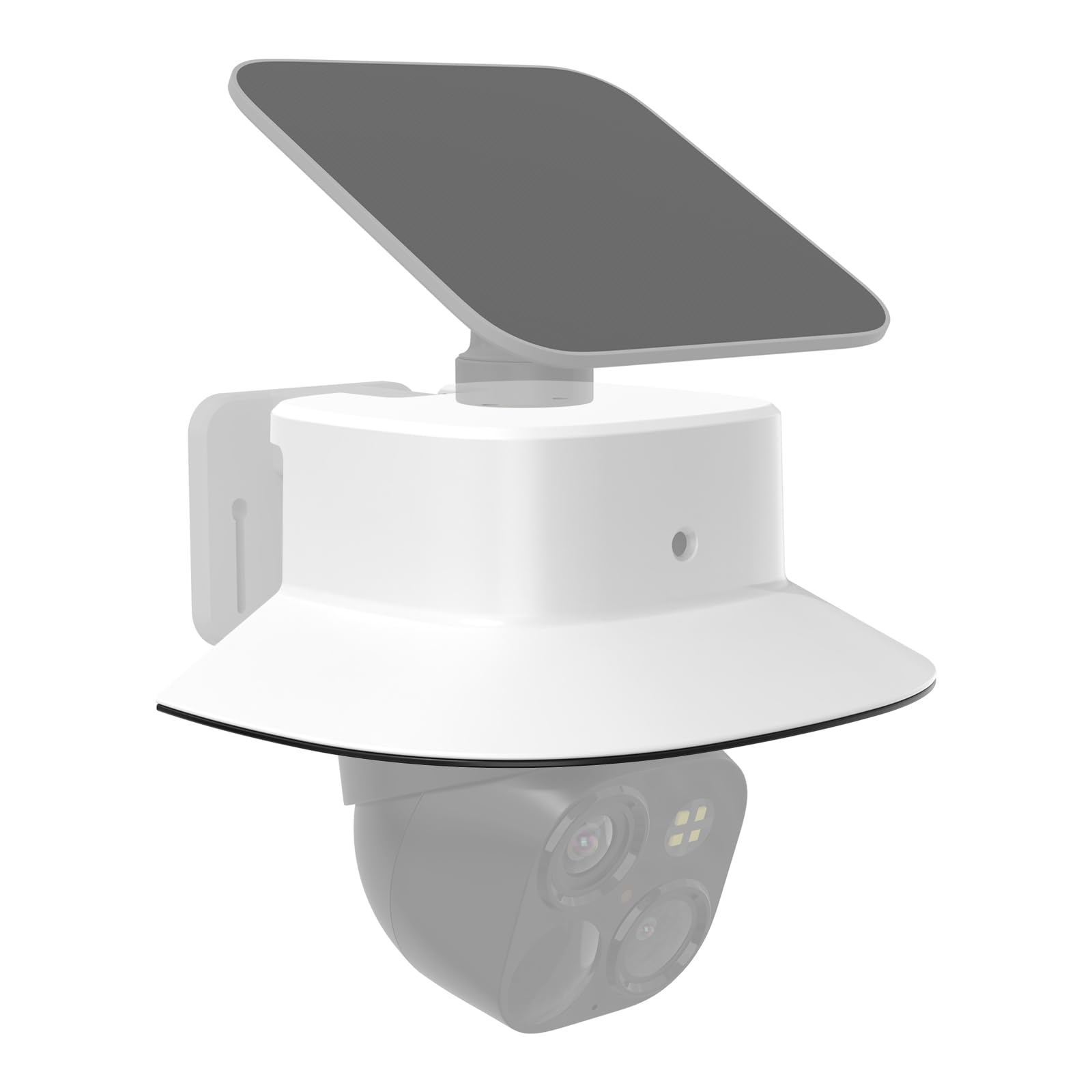 Koroao Rain Shade Cover Compatible With Eufy Security Solocam S340, Solar Security Camera