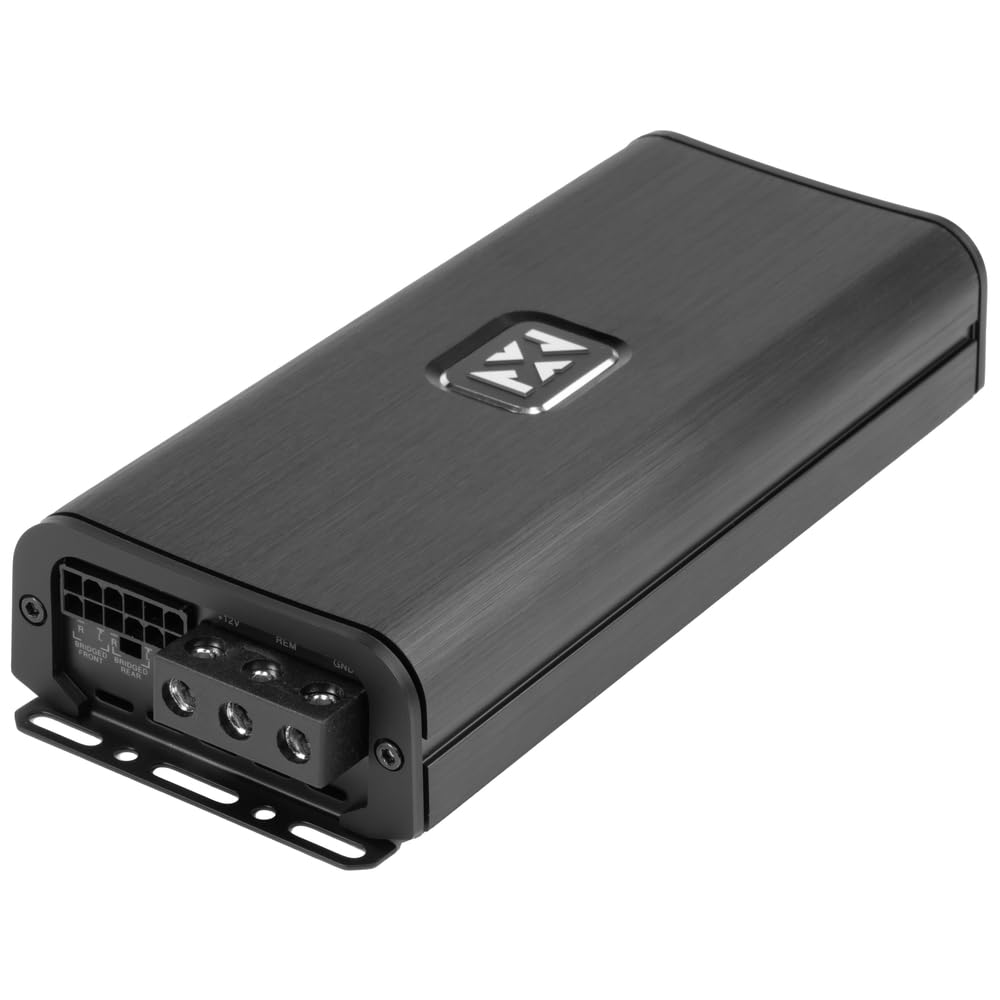 Nvx Vadm5V2 1500W Peak (750W Rms) V Series Micro Full Range Class D Compact 5 Channel Car/Marine/Powersports Amplifier With Remo