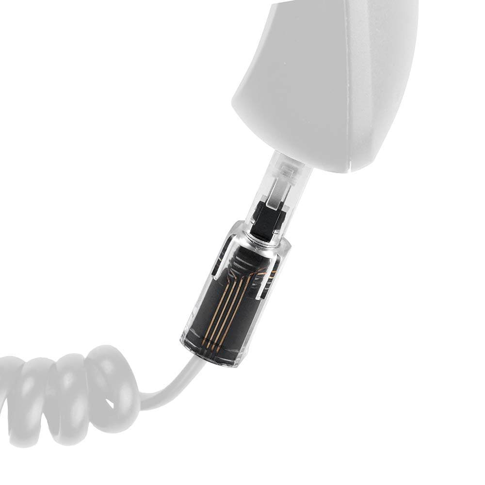 Power Gear Telephone Cord Detangler, 3 Pack, Tangle Free 360 Degree Rotation, Plug Into Landline Phone Handset, For Use In Home