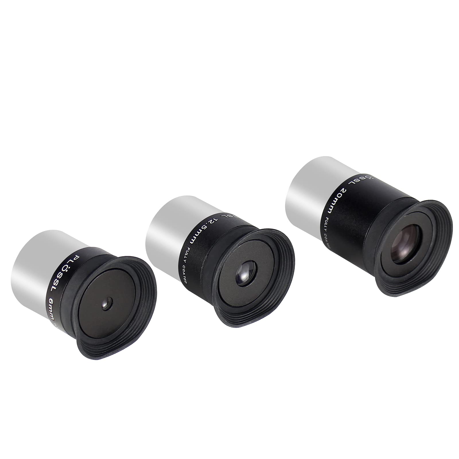 Celticbird 1.25'' Telescope Eyepiece Kit With Three Plossl Eyepieces 6Mm/12.5Mm/20Mm Fully Multicoated Optical Lens Metal Constr