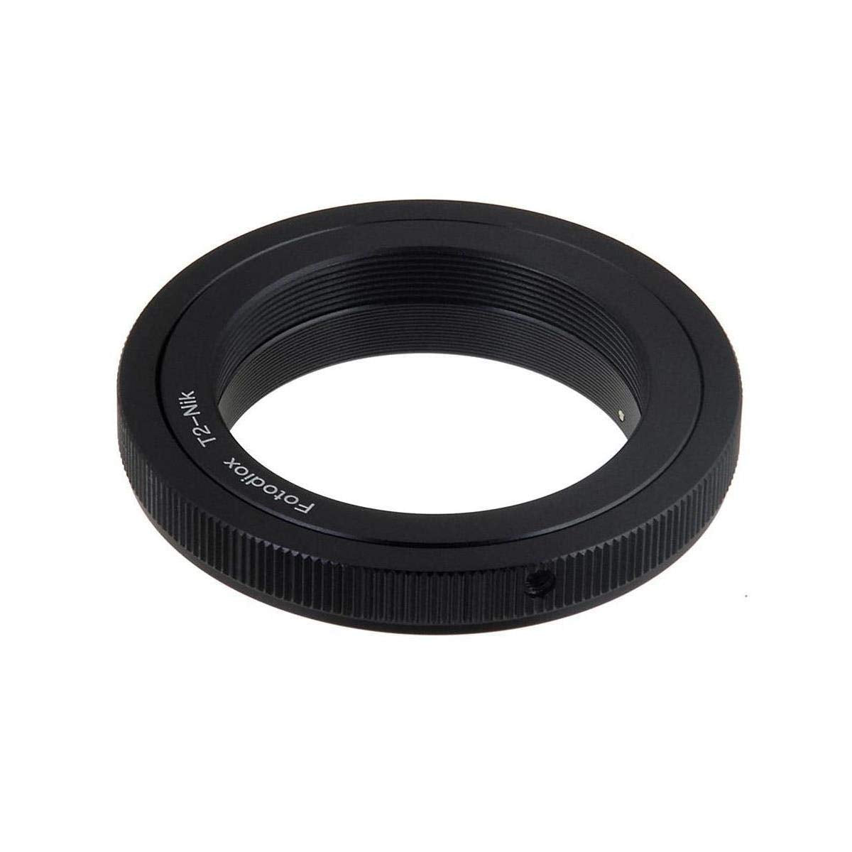 Fotodiox Lens Mount Adapter Compatible With T-Mount (T/T-2) Thread Lenses To Nikon F-Mount Cameras