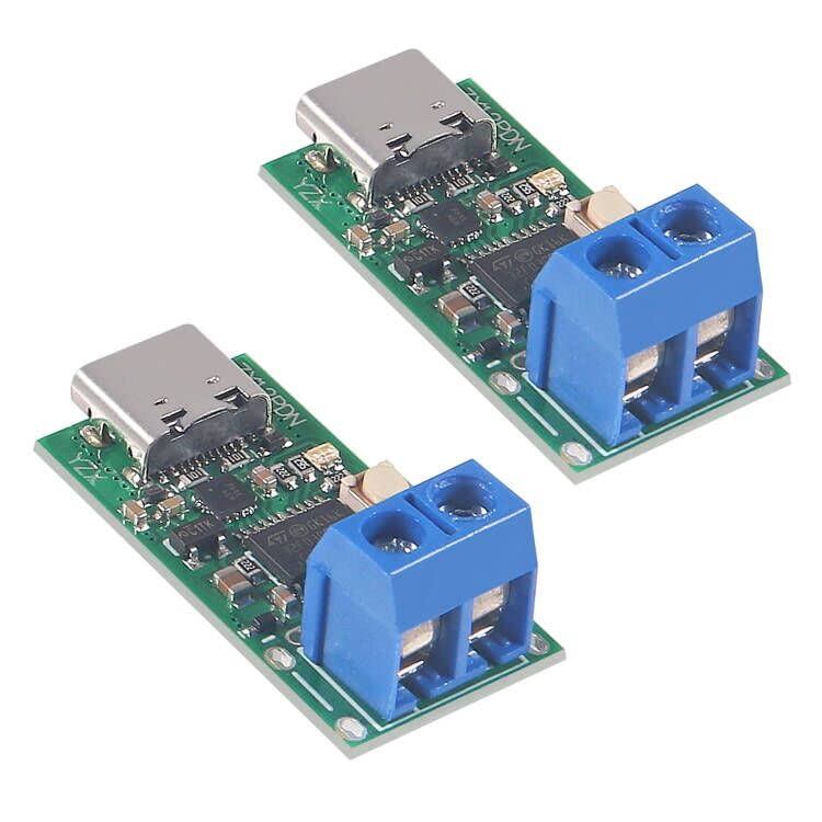 Dweii 1Pcs Zy12Pdn Usb C Pd2.0 3.0 To Dc Fast Quick Charging Power Supply Module Usb Charger Board Set   Zy12Pdn Screw Terminal