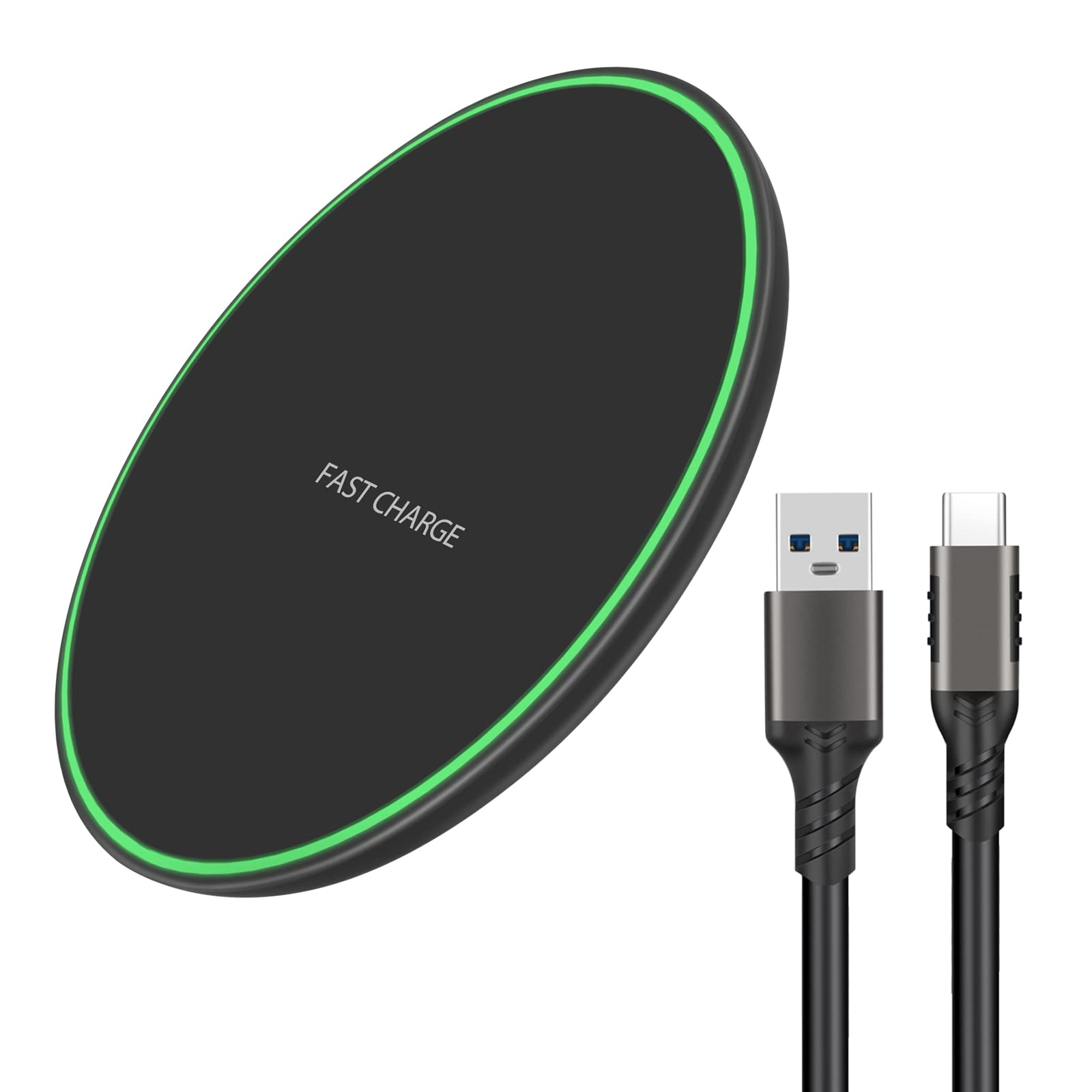 Wireless Charger For Samsung Galaxy S22S22+S21S21+S20S20+S10S10+S9S9+S8S8+S7S6Note 20Note 20 Ultranote 1010+, Fast Charging Pad