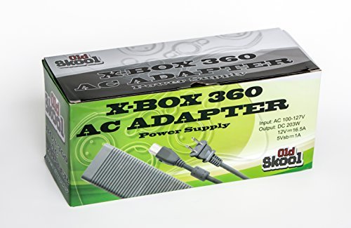 Old Skool Ac Adapter Power Supply Cord For Xbox 360