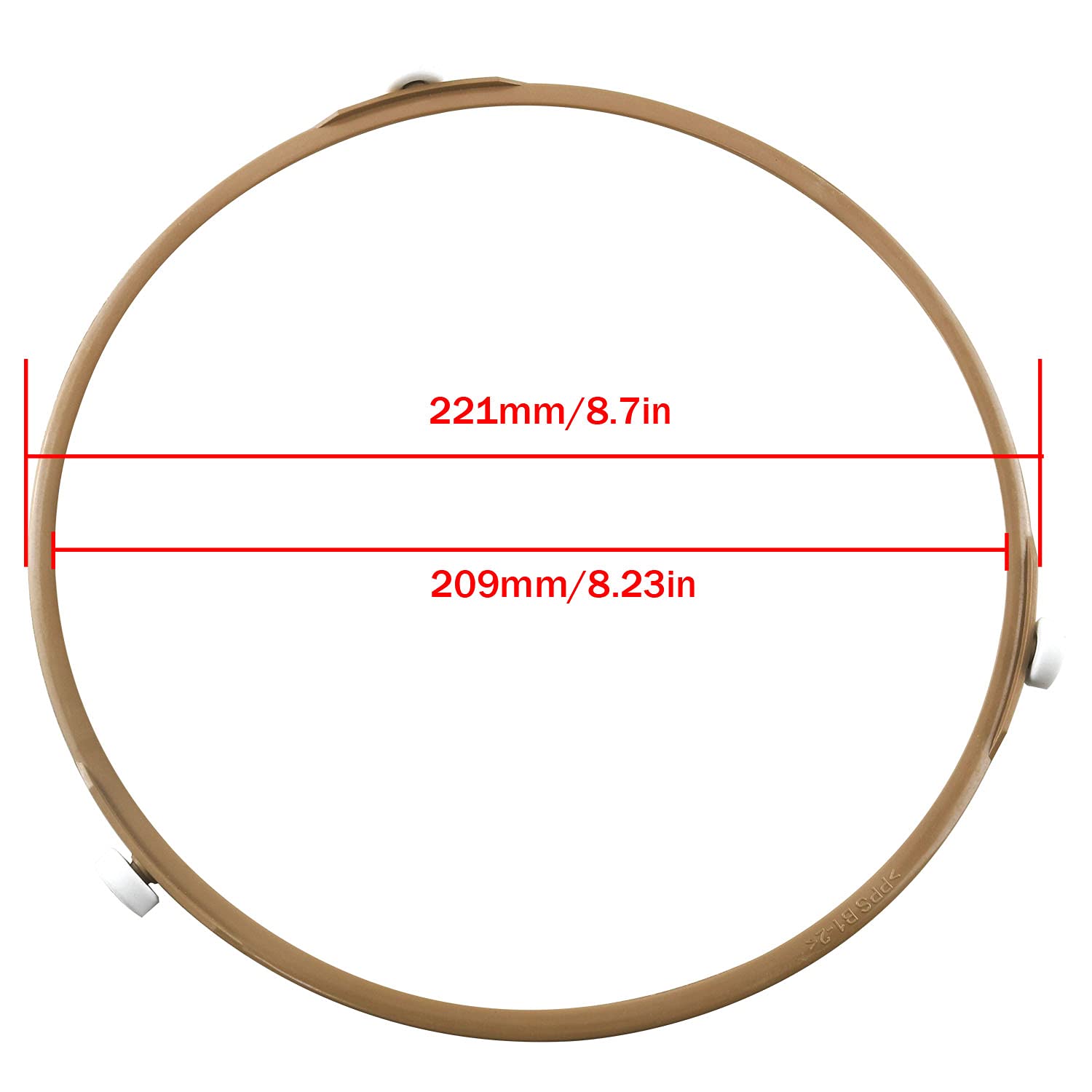Zzhxsm Turntable Ring Microwave Glass Turntable Plate Roller Support Wheel Ring, Microwave Oven Tray Rotating Roller Support Rin