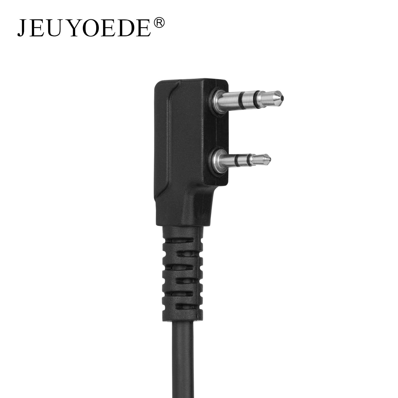 Jeuyoede Waterproof Ip56 Handheld Speaker Microphone With 3.5Mm Earpiece Jack Compatible With Kenwood 2 Pin Radios (Yellow Camou