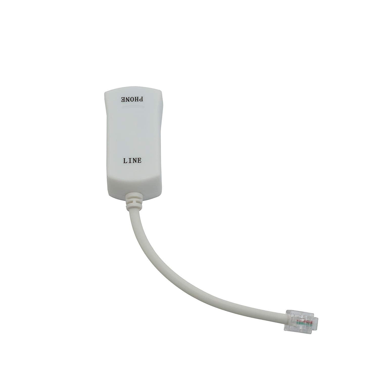 Installerparts Dsl Modem Phone Filter   For Interference Elimination And Static Noise Blocker | For Answering Machine, Fax Machi