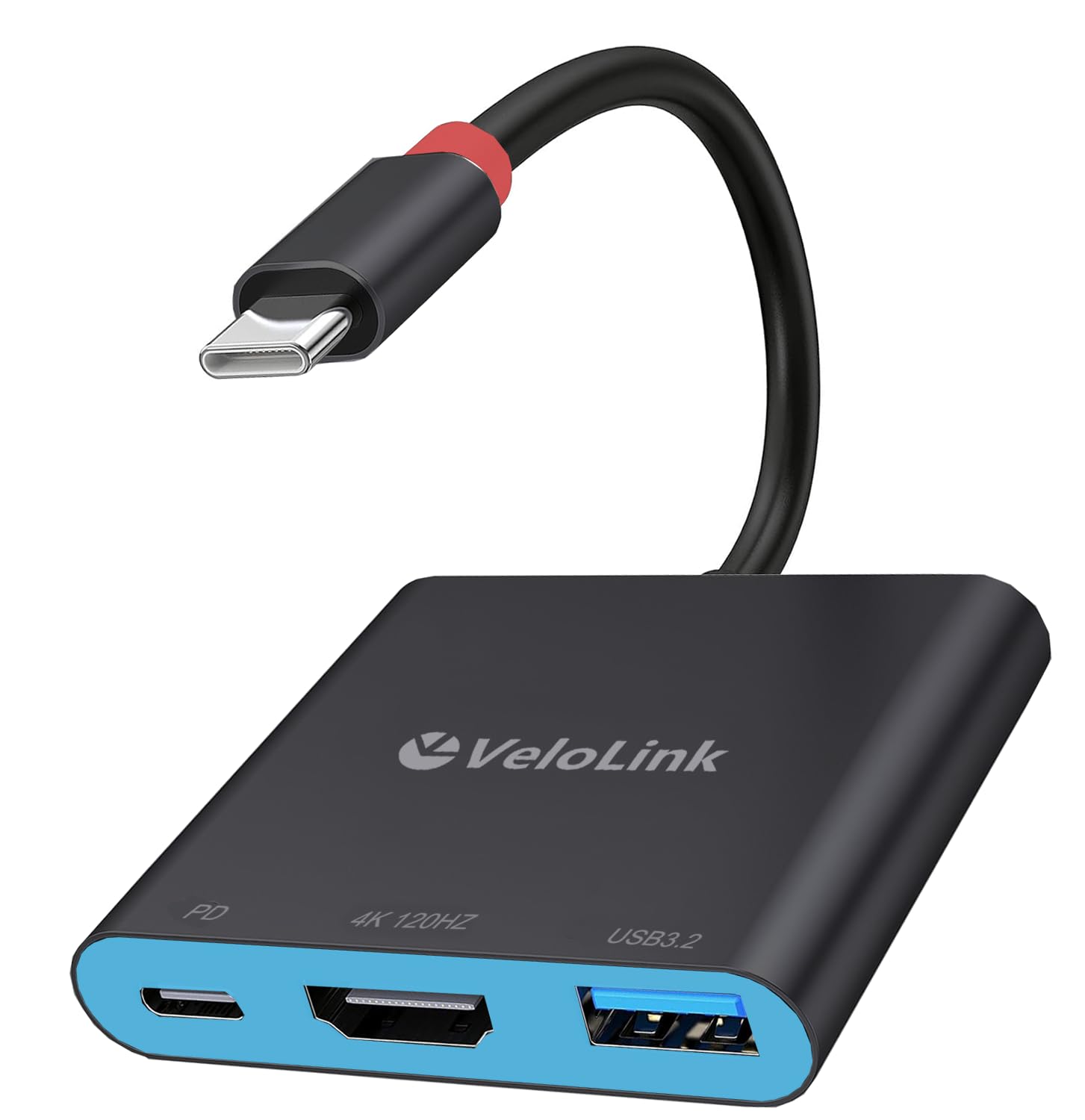 usbc to hdmi Adapter 4k120hz+USB a 3.2+PD Charge Port,Type C Docking Station for steam Deck/Rog Ally/Mac/Laptop,USB c HDMI with