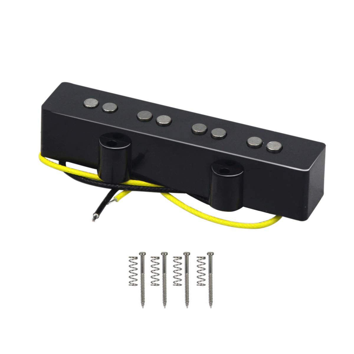 Fleor Alnico 5 J Bass Pickups Bridge Pickup For 4 Strings J Bass Guitar Pickup Part