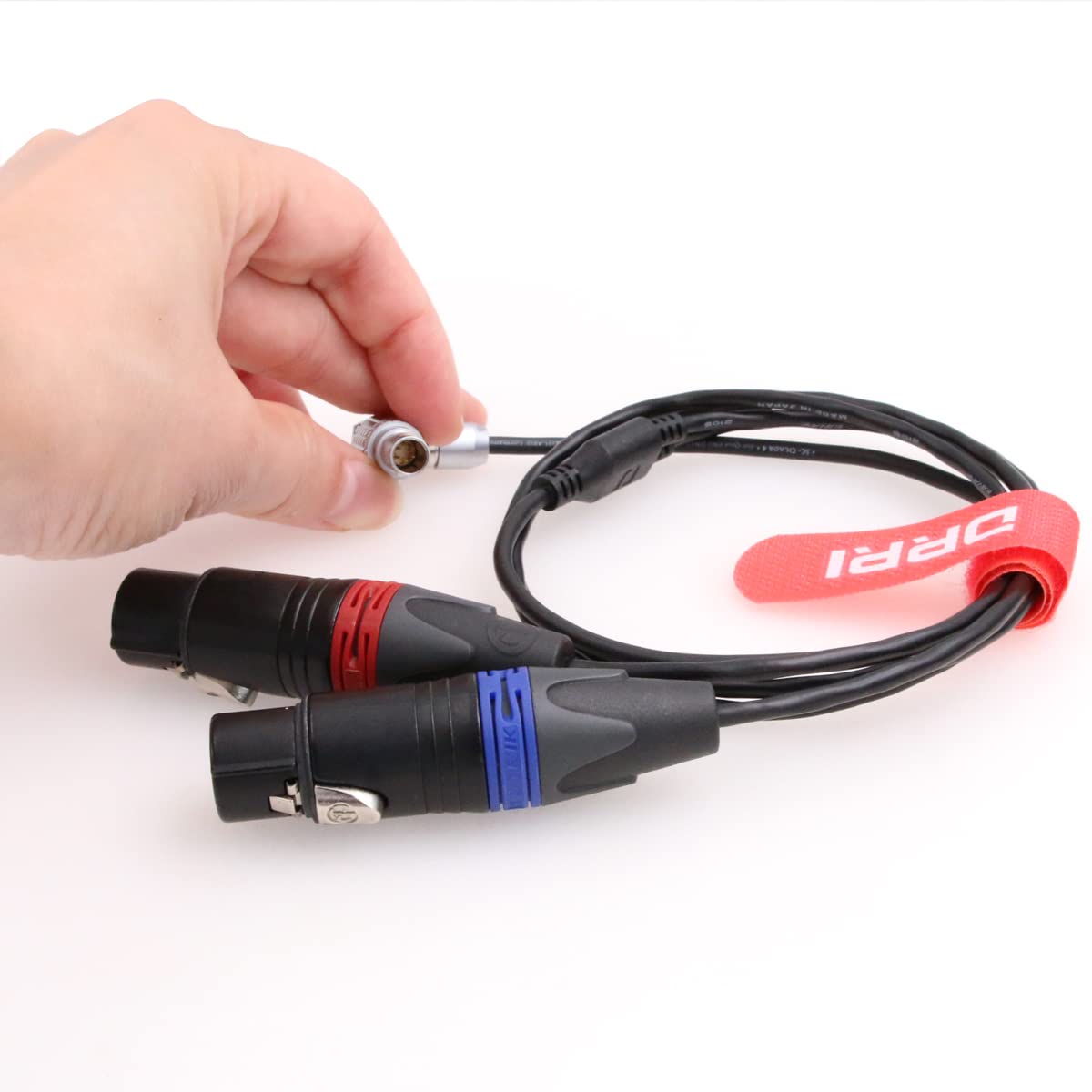 Drri Audio Inputs Cable Dual Xlr 3 Pin Female To 0B 6Pin For Arri Alexa Mini Lf Camera