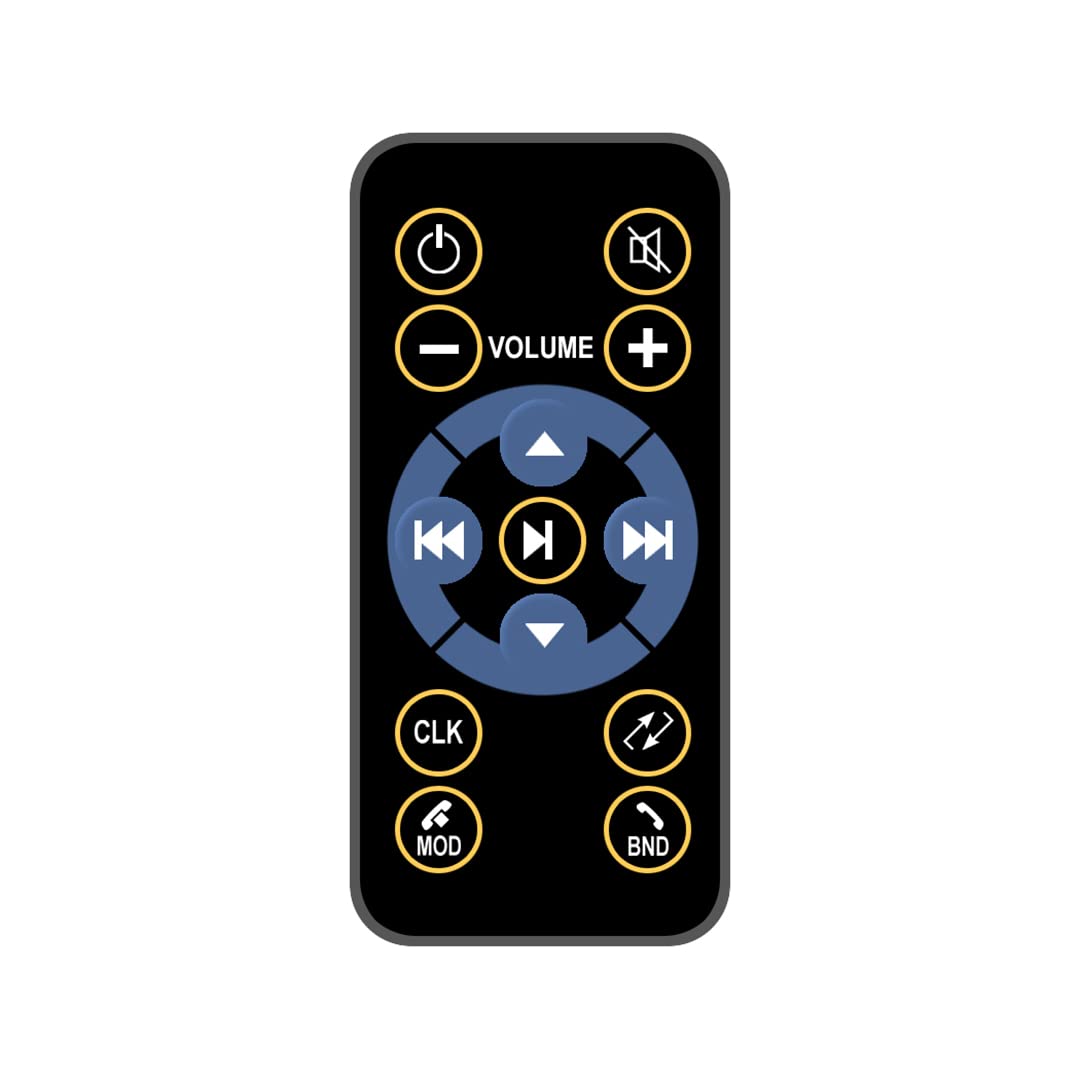 Power Acoustik Pl 60Mb Single Din Mp3 Car Stereo, Touch Panel, Google Voice Control, Hand Motion, Bluetooth, 1 Din Usb Aux