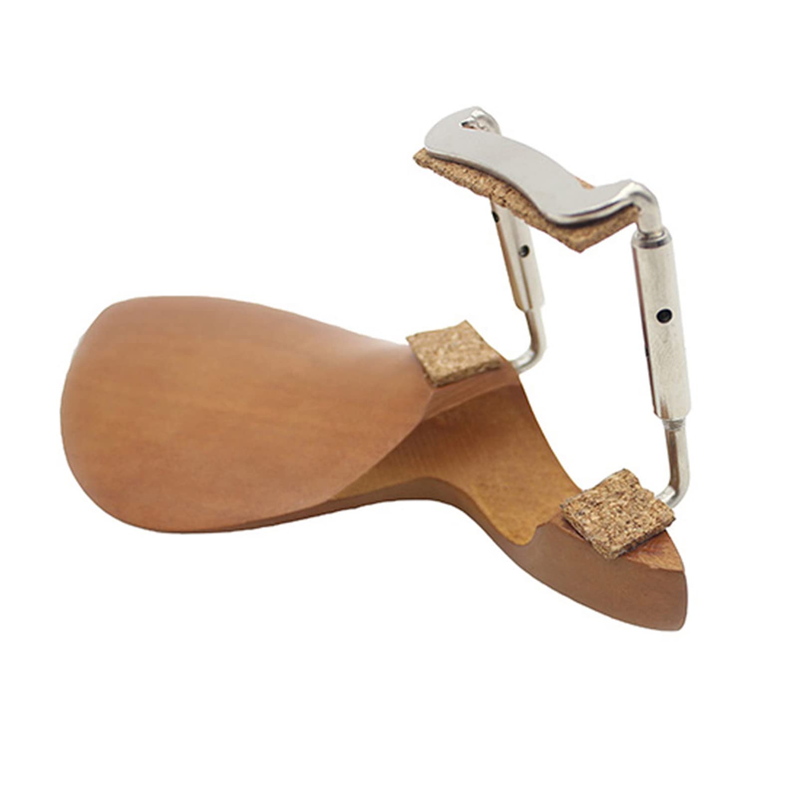 Alomejor Violin Chinrest Wooden Violin Chin Rest Bracket With Screws For 3/4 4/4 Violin Piano Accessories