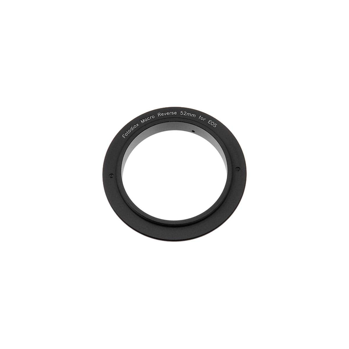 Fotodiox 52mm Macro Reverse Adapter for Mounting Lenses with 52mm Filter Threads on Canon EOS EF/EF-s Cameras