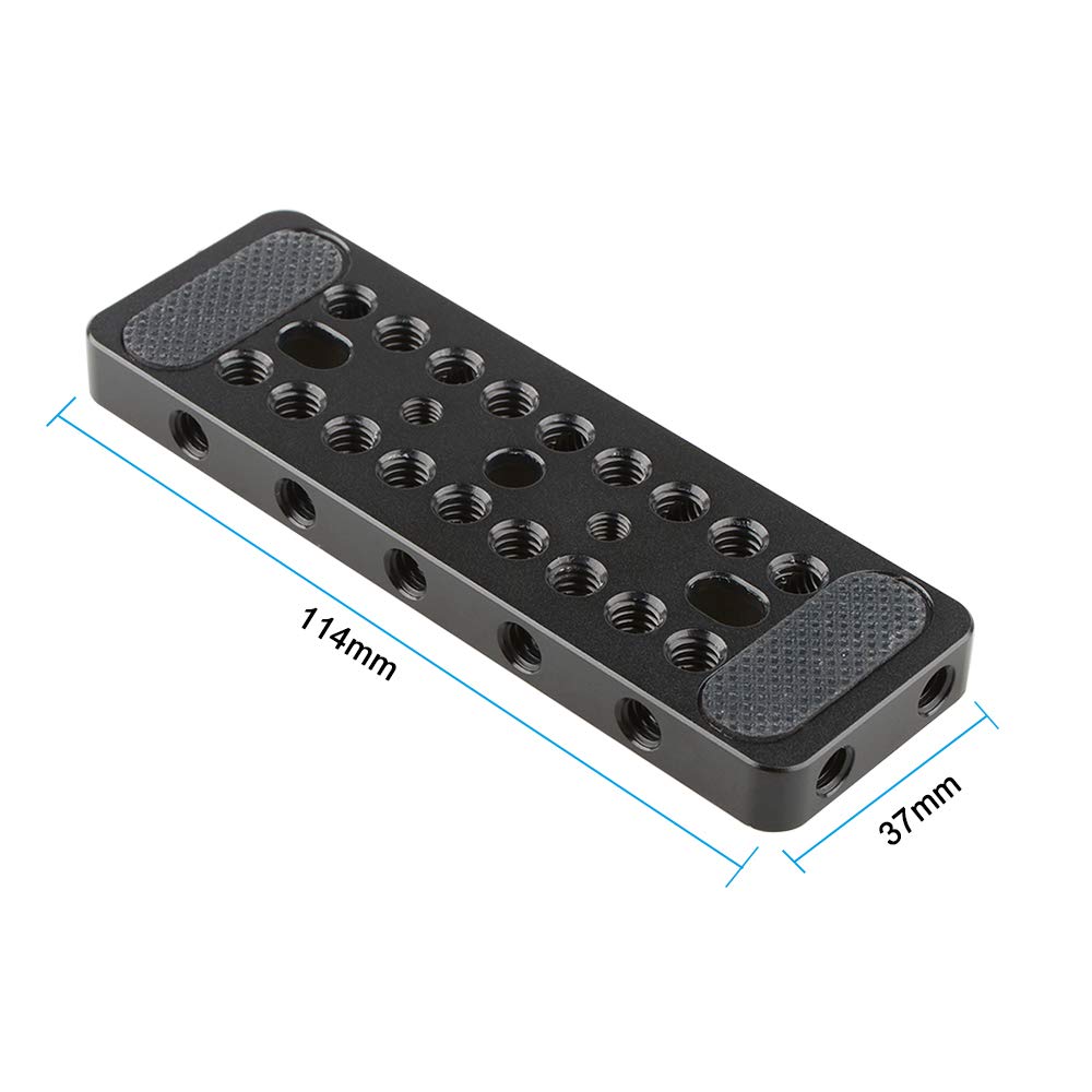 Camvate Cheese Plate Top Plate For Blackmagic Cinema Camera Bmcc Dslr Slr Camera - 1053