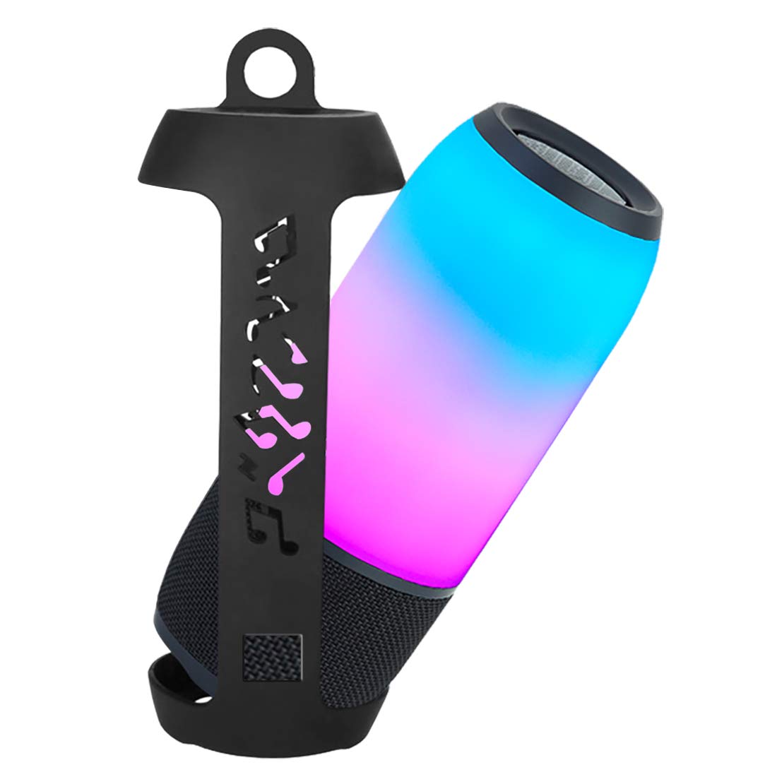 Linkidea Silicone Speaker Case Cover Compatible With Jbl Pulse 3 Wireless Ipx7 Waterproof Speaker, Protective Soft Skin Sleeve T