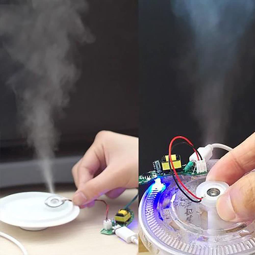 Atomizing Transducer Ceramics Discs Itrolle 4Pcs 16Mm Ultrasonic Mist Maker Fogger Ceramics Humidifier Discs With Wires