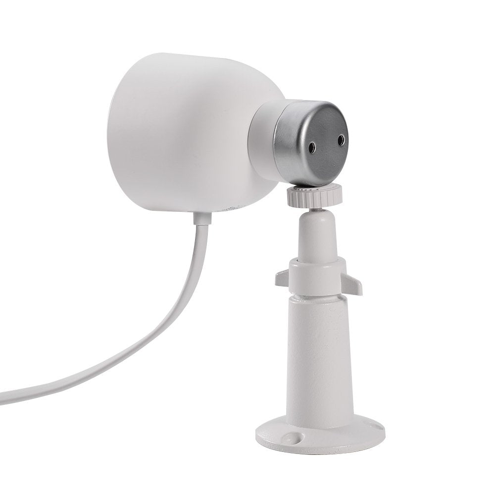 Holaca Compatible For Nest Cam Wall Mount Versatile Aluminum Bracket Compatible For Google Nest Cam Outdoor Security Camera (Whi