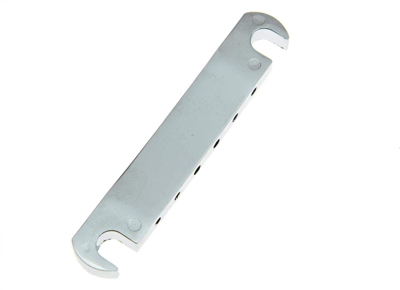 Lp Style Guitar Tune-O-Matic Tailpiece Stop Bar For Les Paul Sg Chrome