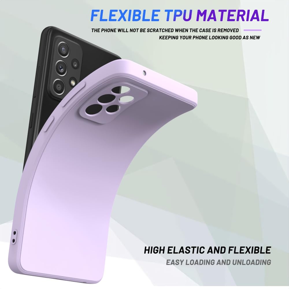 Wogroo For Samsung Galaxy A53 5G Case Purple, Scratch Resistant With Soft Touch, Slim Thin Phone Cover For Samsung Galaxy A53 5G