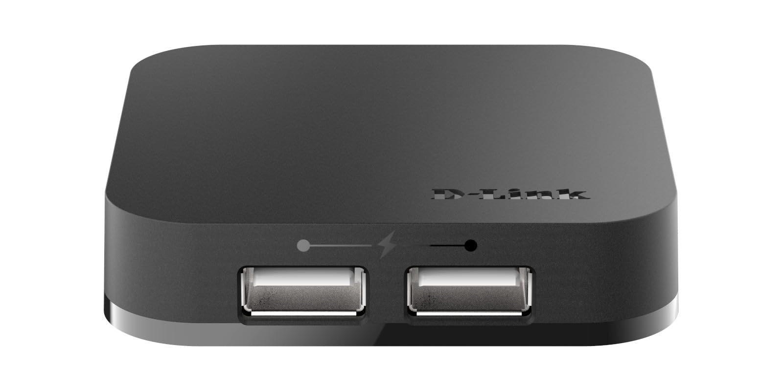 D-Link 4-Port USB 2.0 Hub including 4 Fast Charging Ports, mini USB 2.0 Port and 5V/2.5A Power Adapter (DUB-H4)