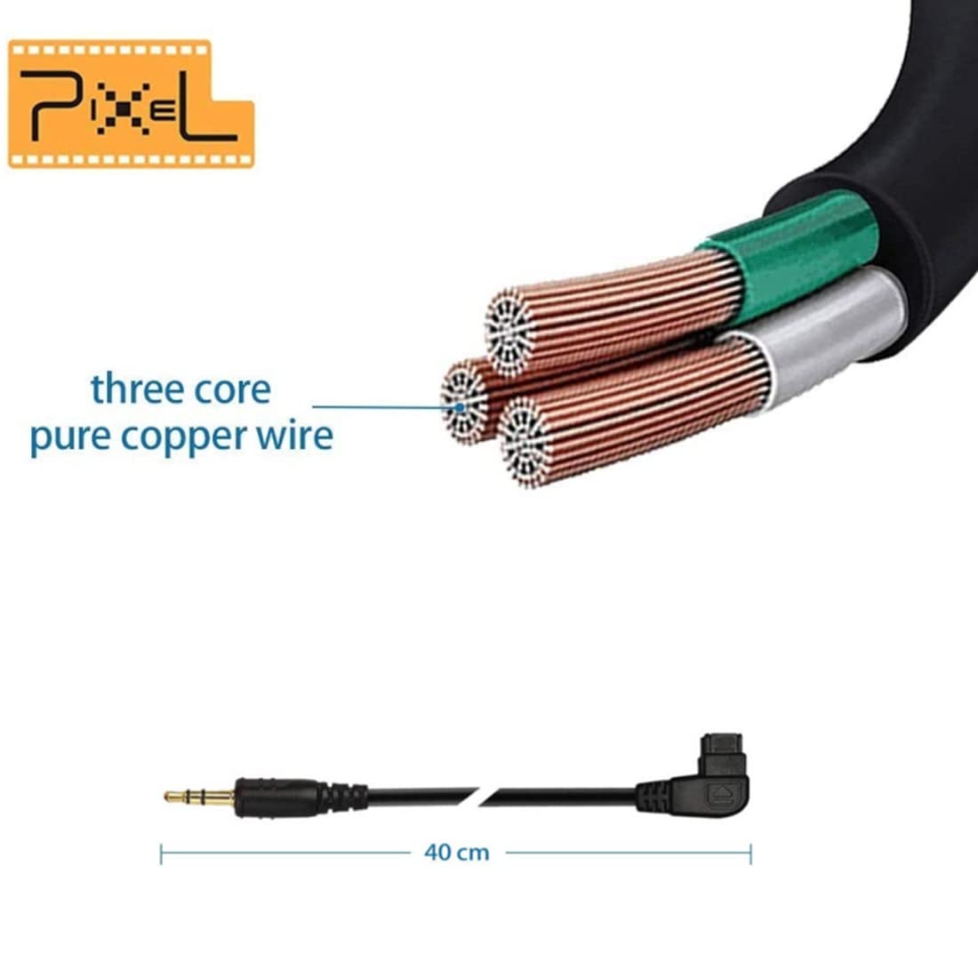 Gfshop 3.5Mm S1 Off Camera Shutter Connecting Cable Cord Compatible With Sony Cameras And Pixel Shutter Remote Control Tw283 Ser