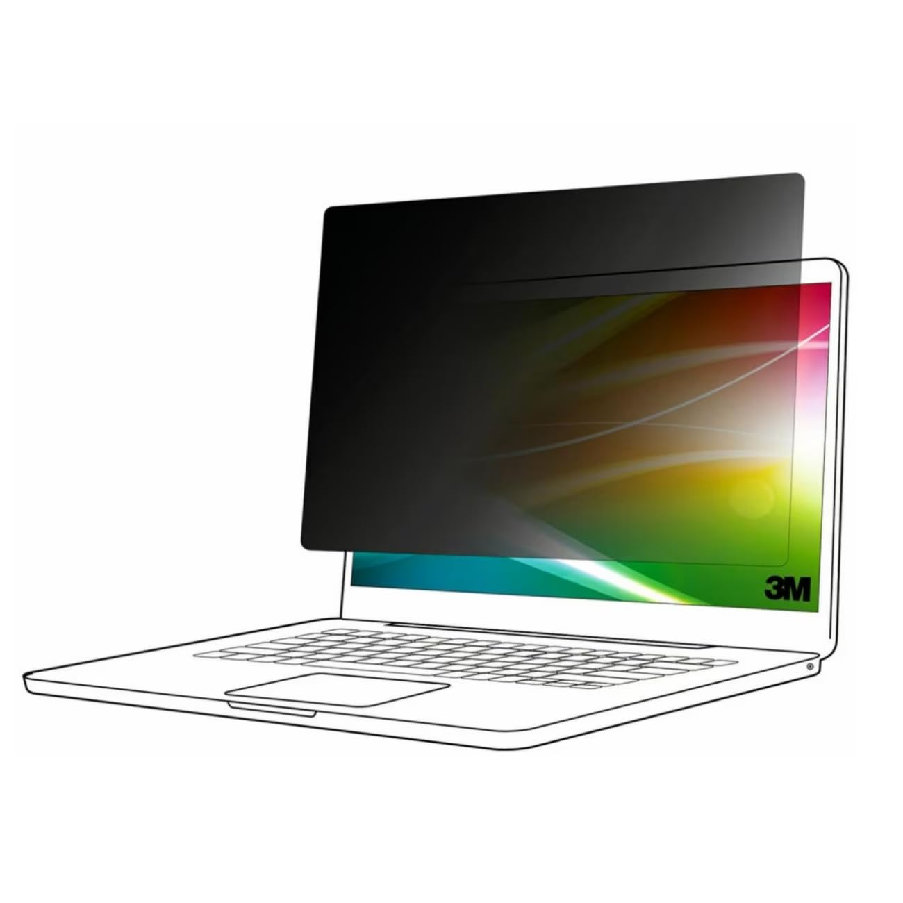 3M Bright Screen Privacy Filter For 16In Laptop (16:10 Aspect Ratio)
