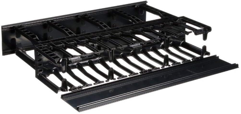 Panduit Nm2 Horizontal Cable Manager, Black