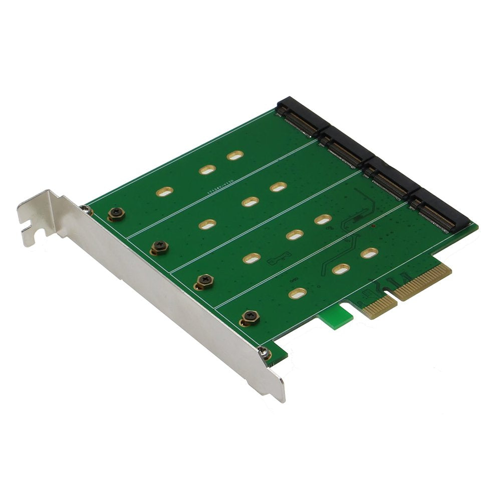 Sedna Se Pcie M2Ssdx4 R Ma Interface Cards/Adapter M.2 Internal   Accessory (Pcie, M.2, Pcie 2.0, Black, Green, Box, 6 Gb/S)