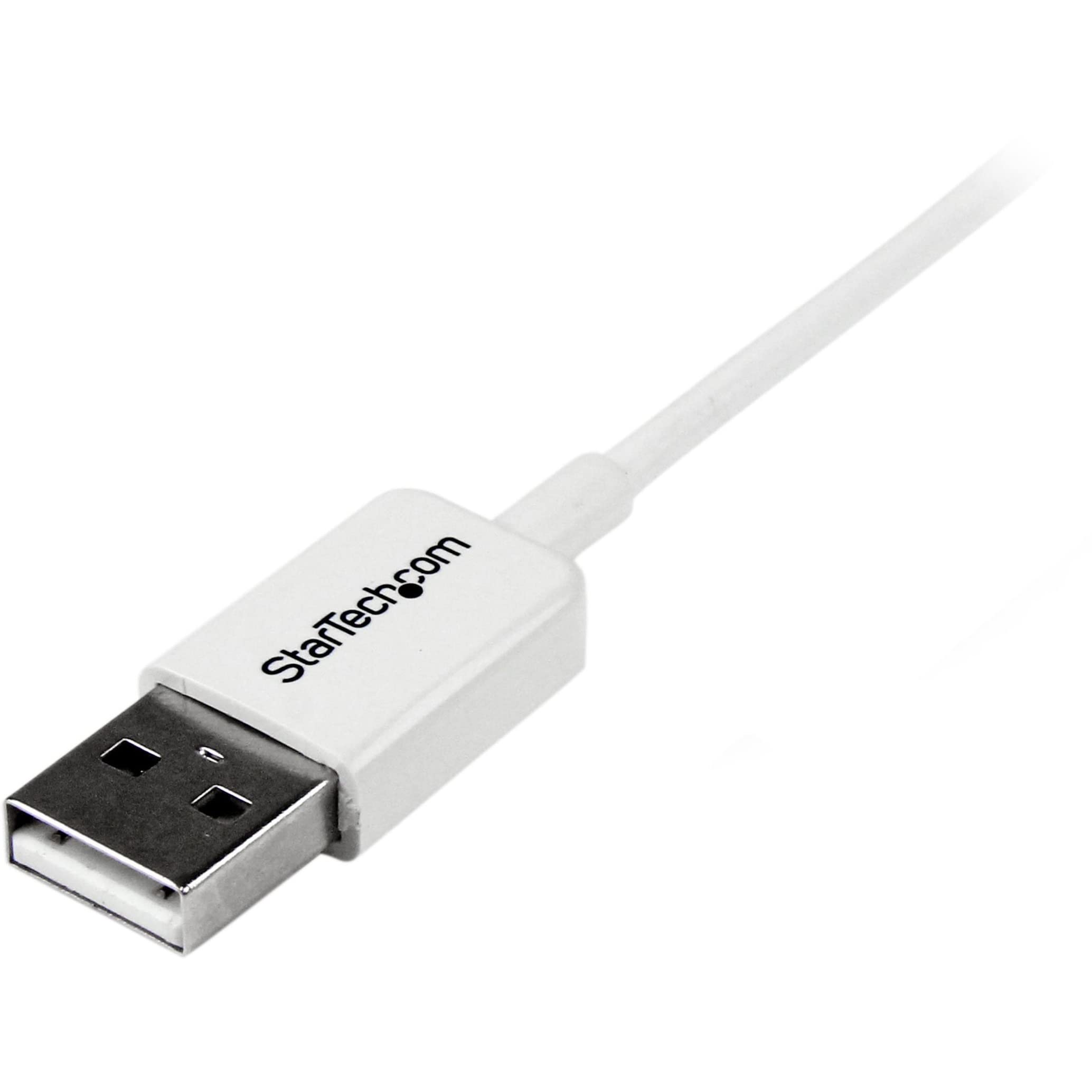 Startech.Com 3.3 Ft. (1 M) Usb To Micro Usb Cable   Usb 2.0 A To Micro B   White   Micro Usb Cable (Usbpaub1Mw)