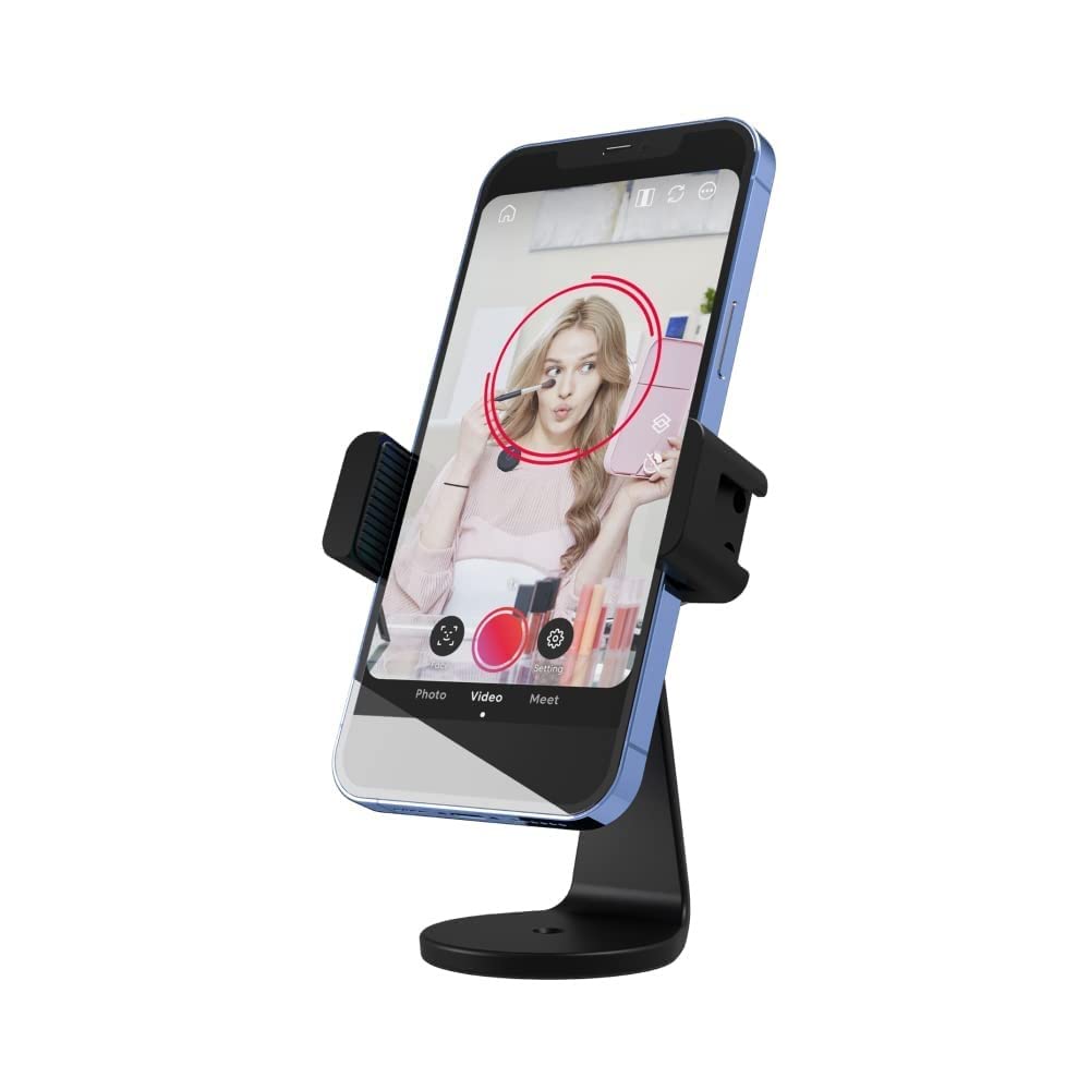 Pivo Smart Mount Adjustable 360 Vertical and Horizontal Smartphone Aluminum Holder Stand with Universal Clamp Adapter  inch Thre