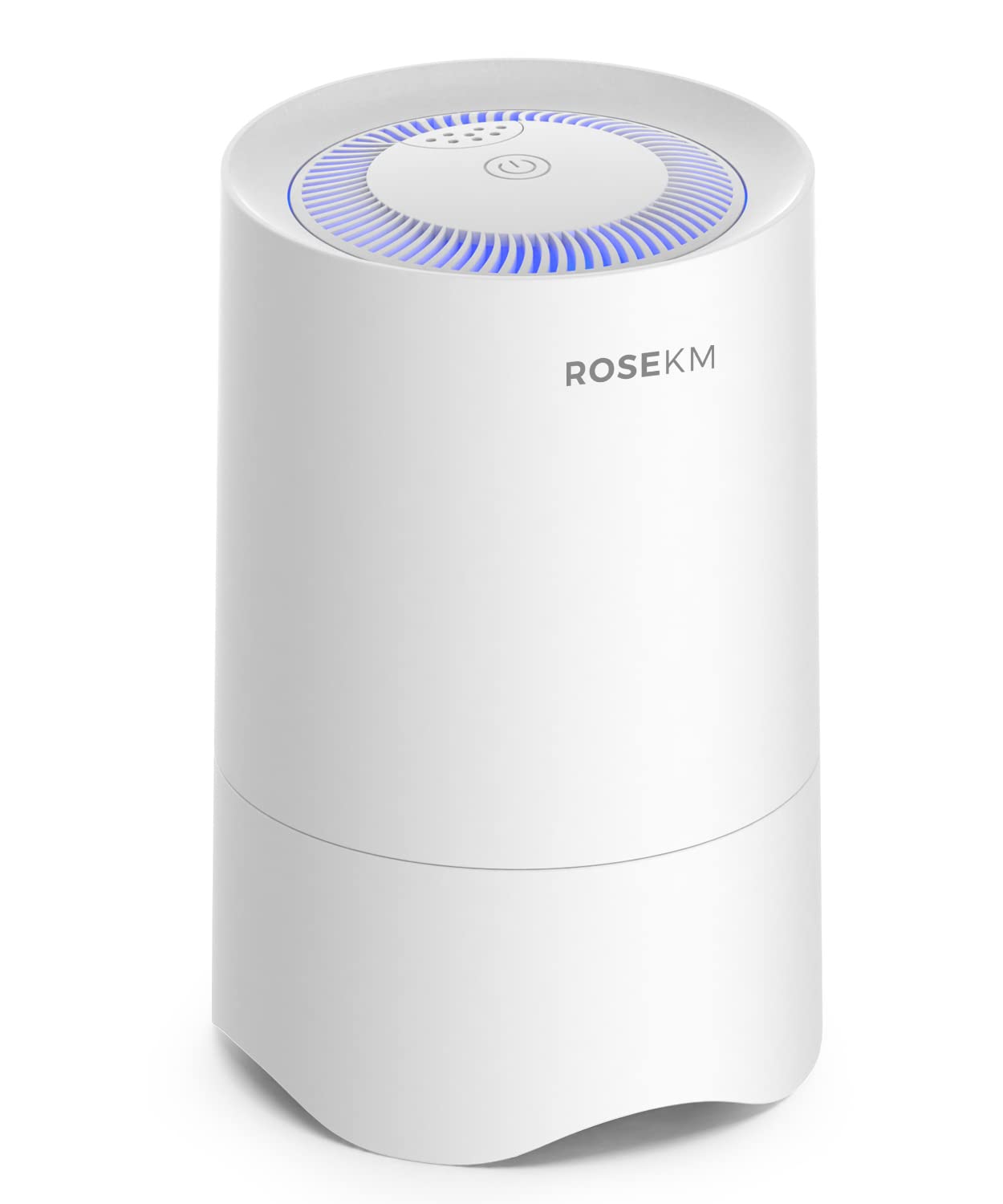Rosekm Small Air Purifier For Home Bedroom, Personal Desk Mini Air Purifier, Room Hepa Air Purifier Fresheners Cleaner For Dorm,
