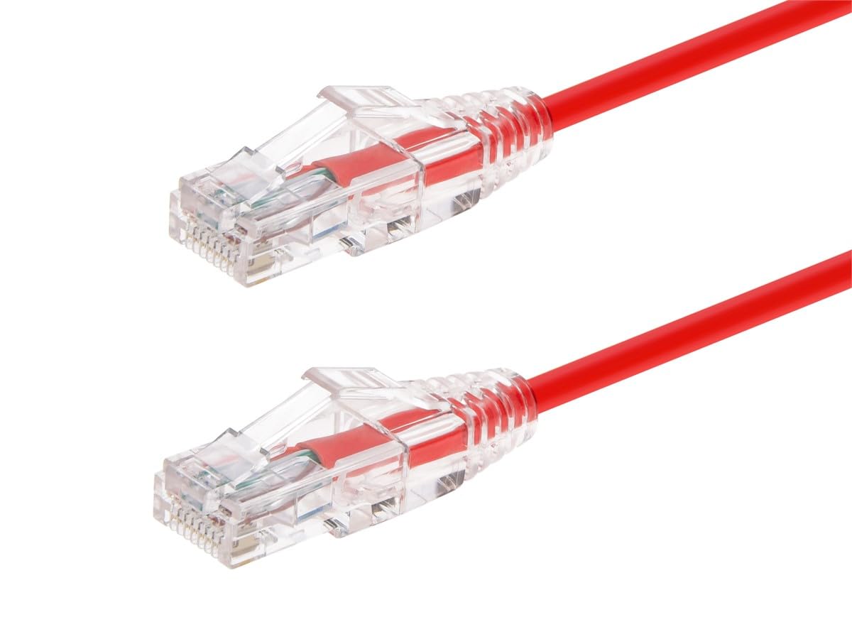 Slimrun  Cat6 Utp Cable-2Ft Red