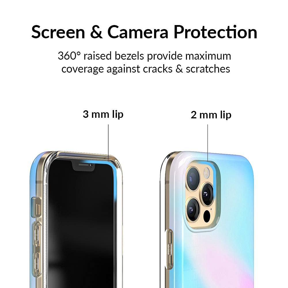 Velvet Caviar Compatible With Iphone 13 Pro Max Case Holographic Nebula [8Ft Drop Tested] Protective Phone Cases
