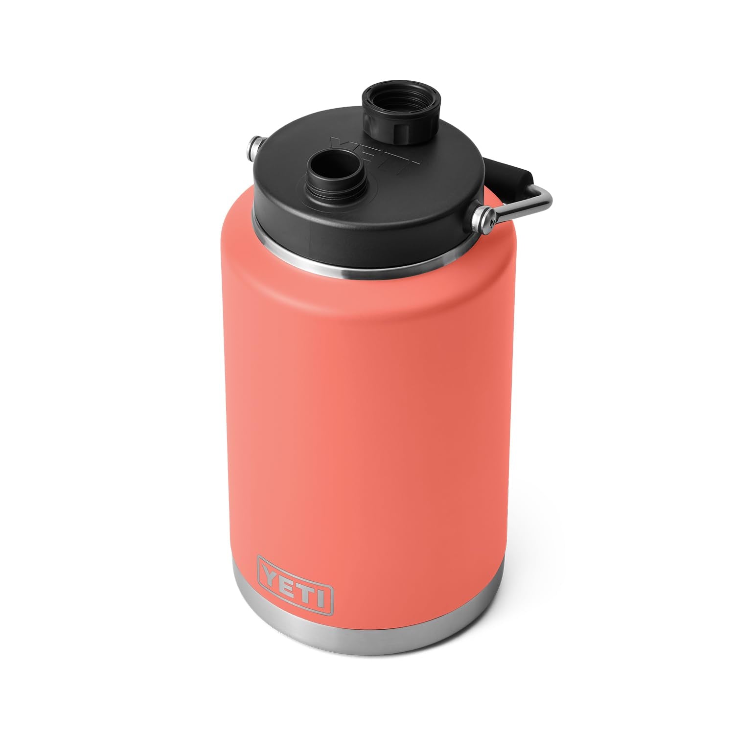 Yeti Rambler Gallon Jug, Vacuum Insulated, Stainless Steel With Magcap, Coral