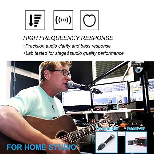 Xvive U3 Xlr Microphone Wireless System 2.4Ghz Wireless Xlr Transmitter And Receiver For Dynamic Microphone, Audio Mixer, Pa Sys