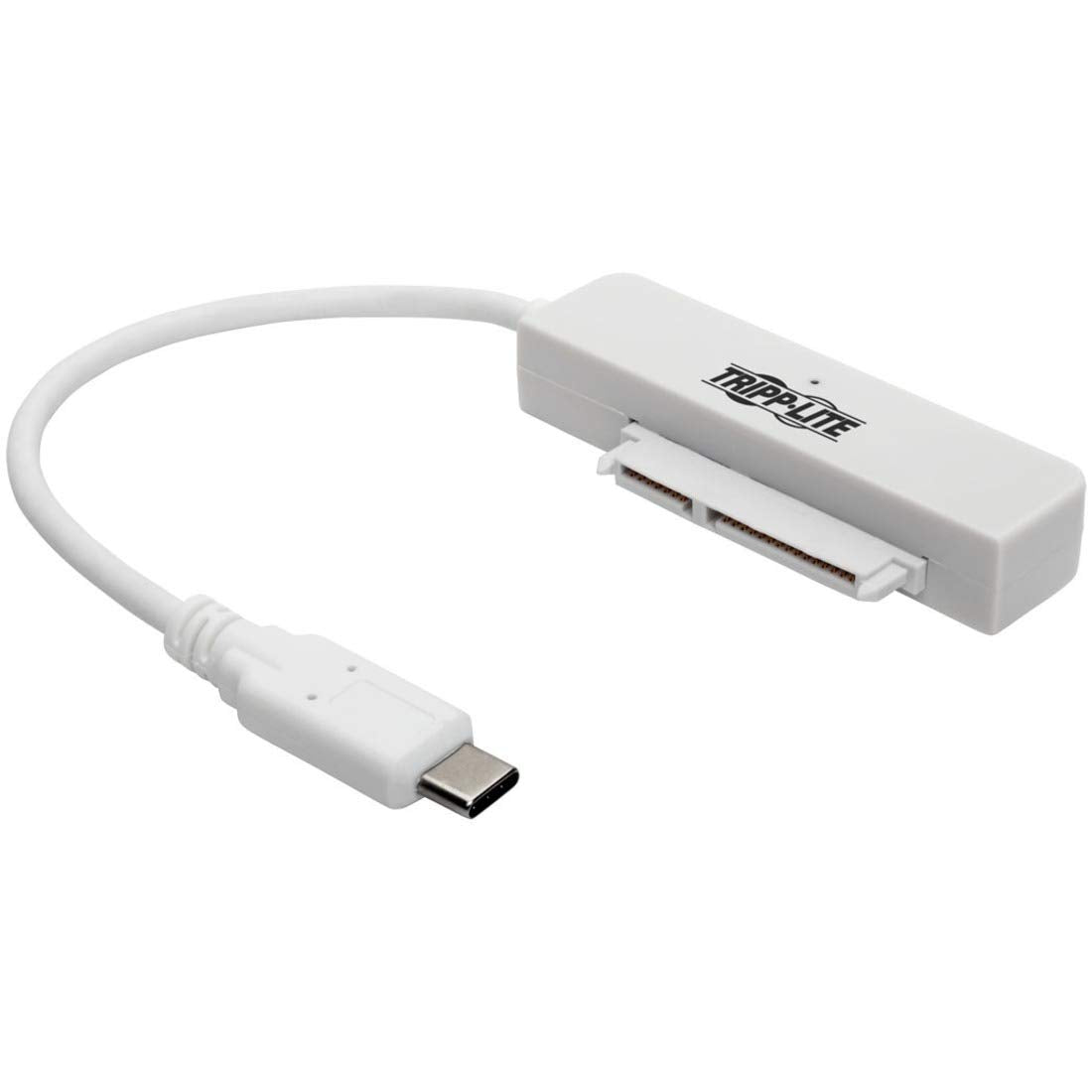 Tripp Lite 6in USB 3.1 Gen 2 USB-C to SATA III Adapter Cable w/ UASP, 2.5in SATA Hard Drives, White (U438-06N-G2-W)