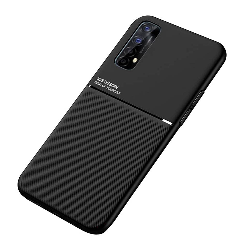 Kepuch Mowen Case Cover Bumper Built In Metal Plate For Oppo Realme 7   Black
