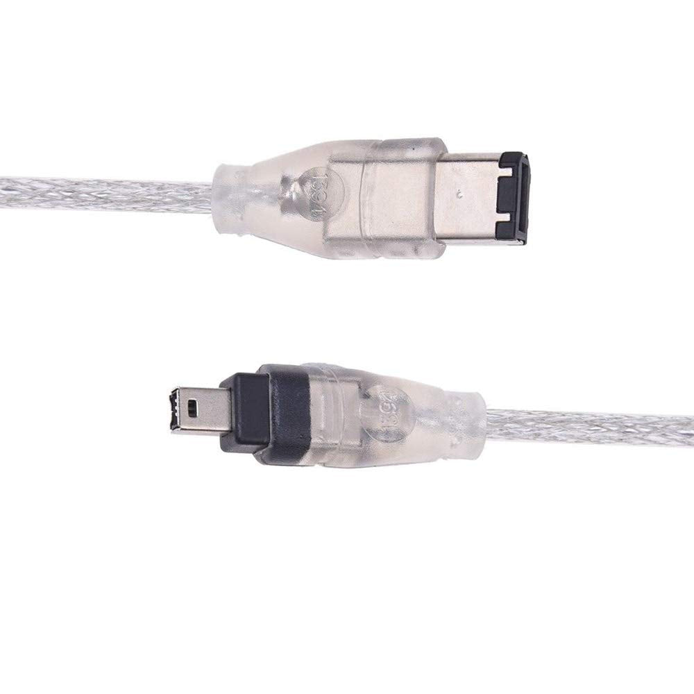 Axgear Ieee Firewire 1394 Cable 4 Pin To 6 Pin 4 6 Pin Link Cable Wire 2.5 Ft