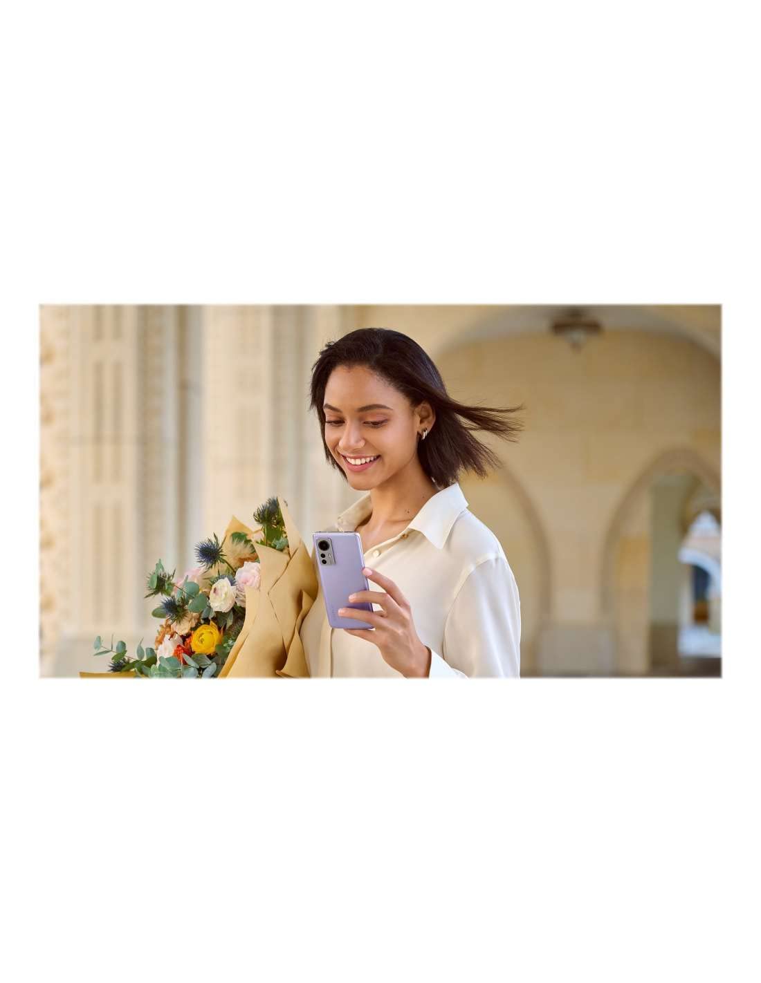 Xiaomi 12 5G + 4G Lte 128Gb + 8Gb Snapdragon� 8 Gen 1 Global Unlocked 50Mp Pro Grade Camera (Tmobile Mint Tello Global) + (W/Fast Car Charger Bundle) (Purple)