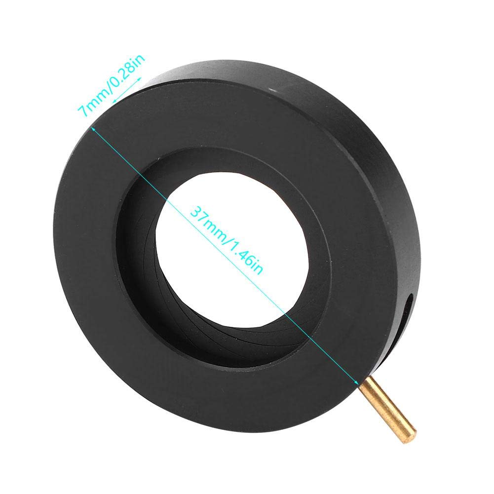 Microscope Lens Adapters, Iris Diaphragm Microscope Iris Adapter Aperture Adjustable Lens Optical Diaphragm For Laboratory Micro